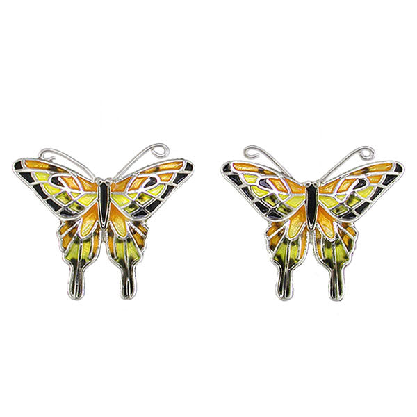 Tiger Swallowtail Butterfly Post Earrings