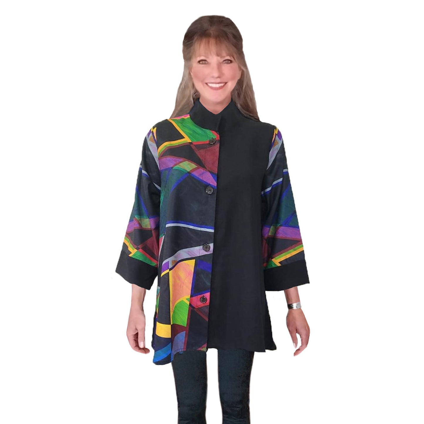 Abstract Design Swing Art Top