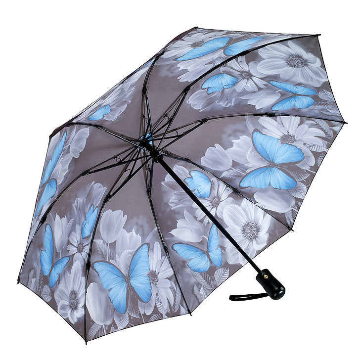 Blue Morpho Butterfly Folding Umbrella