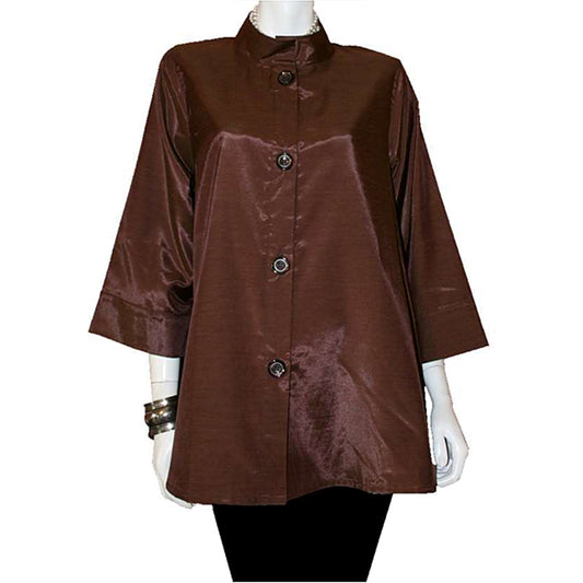 X - Chocolate Swing Art Top - Clearance