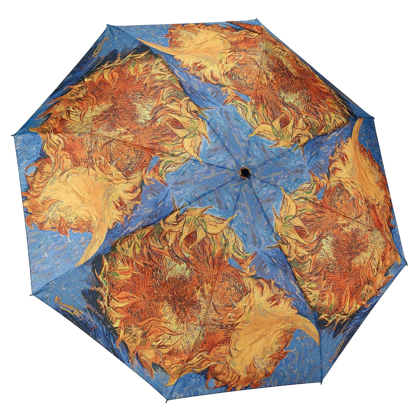 Van Gogh Sunflower Folding Umbrella