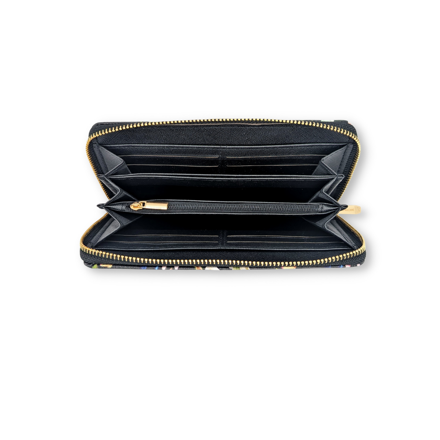 Georgia O'Keeffe Petunia Wristlet Wallet - Floral Art Vegan Leather Organizer