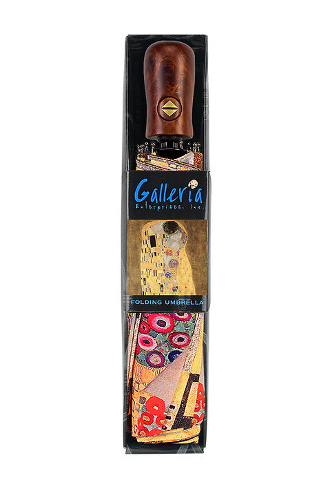 Klimt The Kiss Folding Art Umbrella