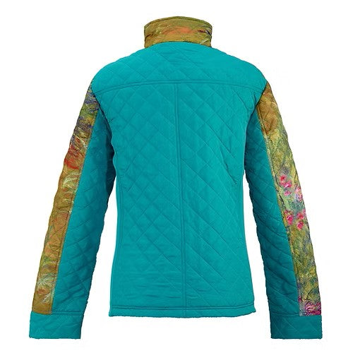 Monet "Irises" Quilted Jacket