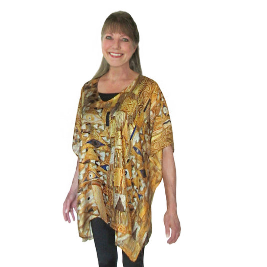 Klimt Adele Gold Dress Art Popover Top or Scarf