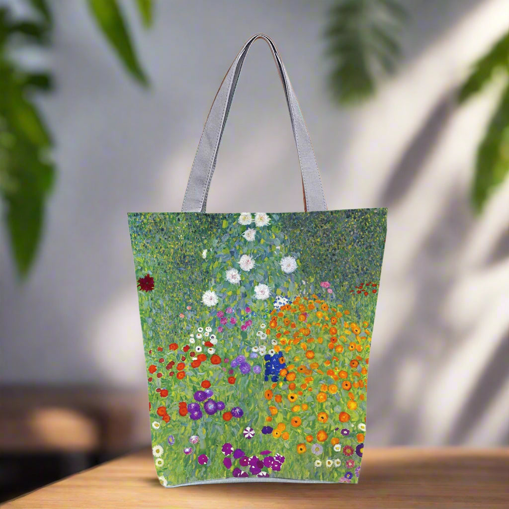 Klimt Flower Garden Fine Art Tote Bag
