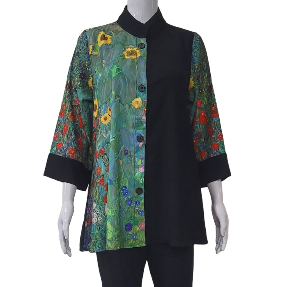 Klimt Country Garden Swing Art Top