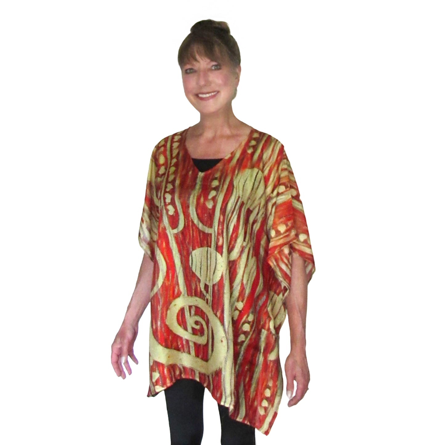 Klimt Hygieia Red Dress Art Popover Top or Scarf