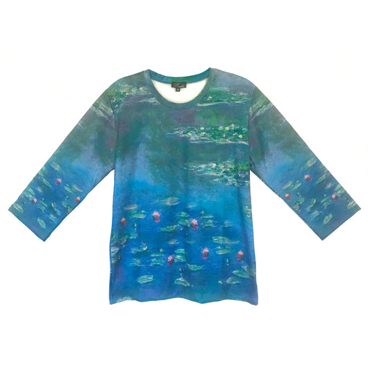 Monet Water Lilies Art Shirt