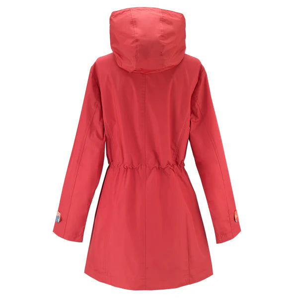 Stained Glass Poppies Raincoat by Galleria