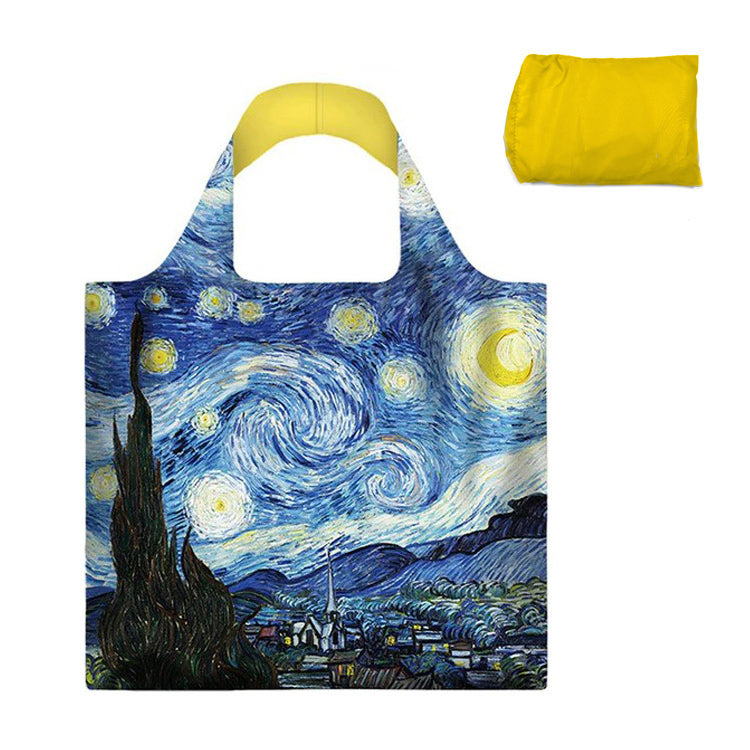 Van Gogh Starry Night Reusable Shopping Tote