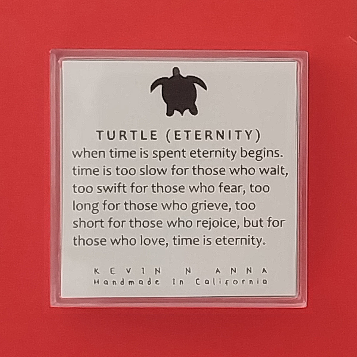 Silver Sea Turtle Neclace Inspirational Message