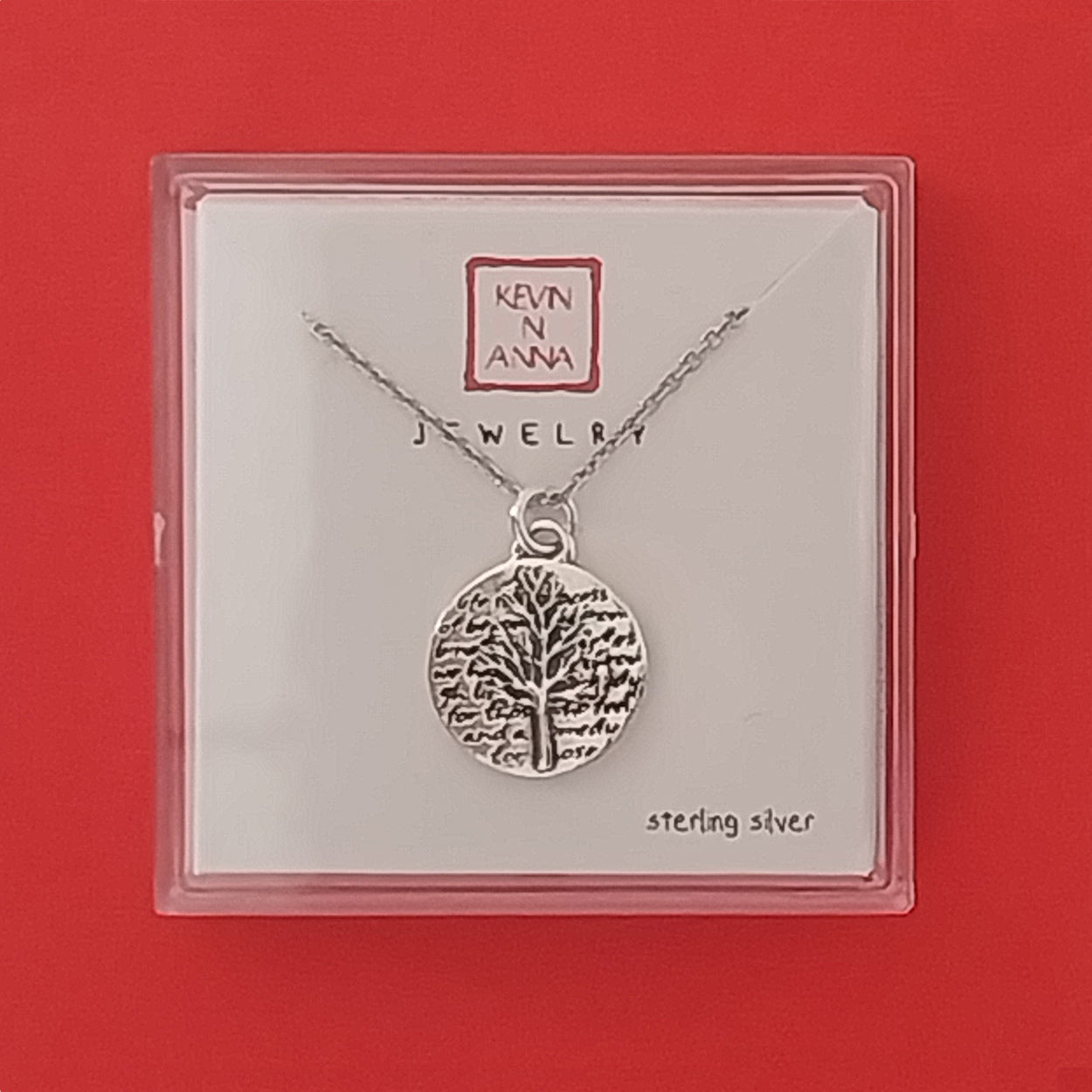 Inspirational Sterling Silver Tree of Life Necklace