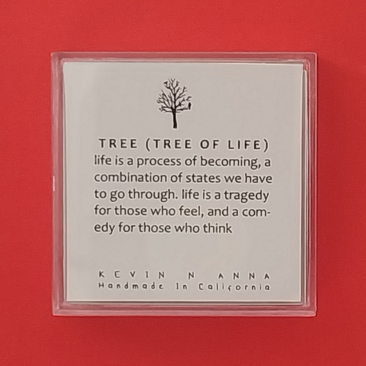 Inspirational Sterling Silver Tree of Life Necklace