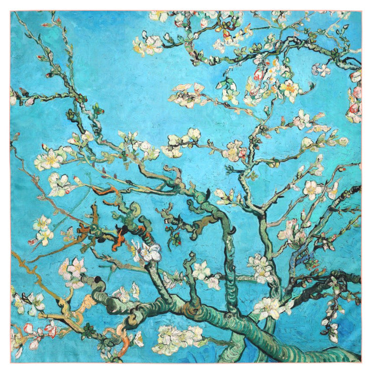 Van Gogh Almond Blossoms Square Art Scarf