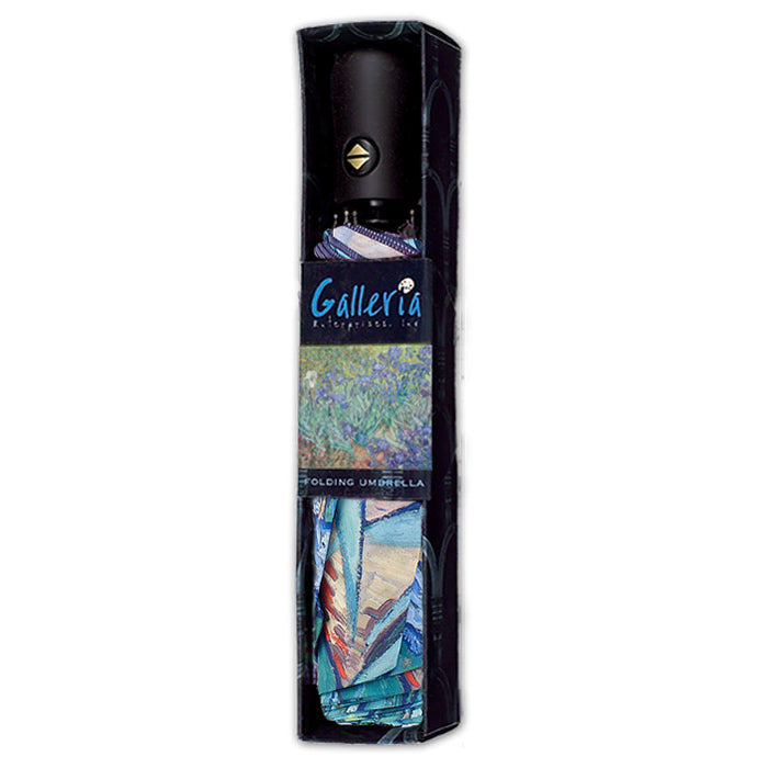 Van Gogh Irises Folding Art Umbrella