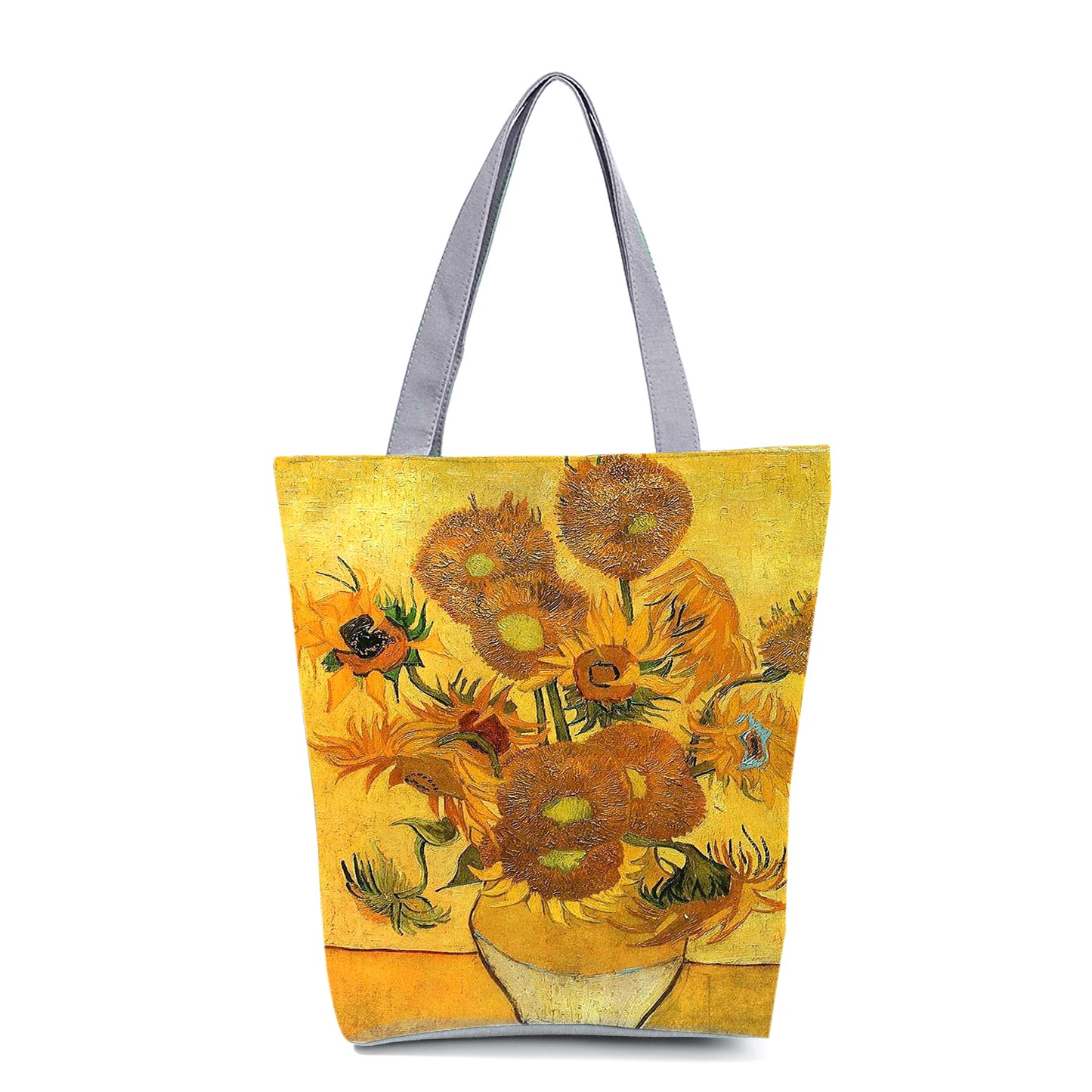Van Gogh 1889 Sunflowers In Vase Art Tote Bag