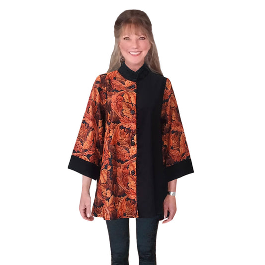William Morris Red Leaves Swing Art Top