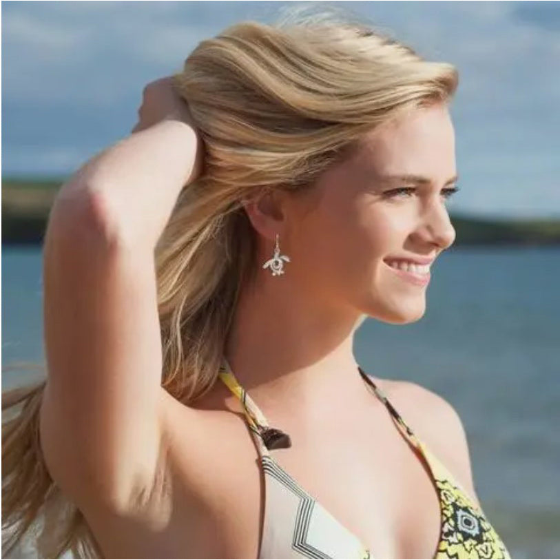 Ocean Traveler Sea Turtle Earrings