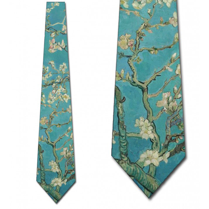 Van Gogh Almond Blossoms Necktie