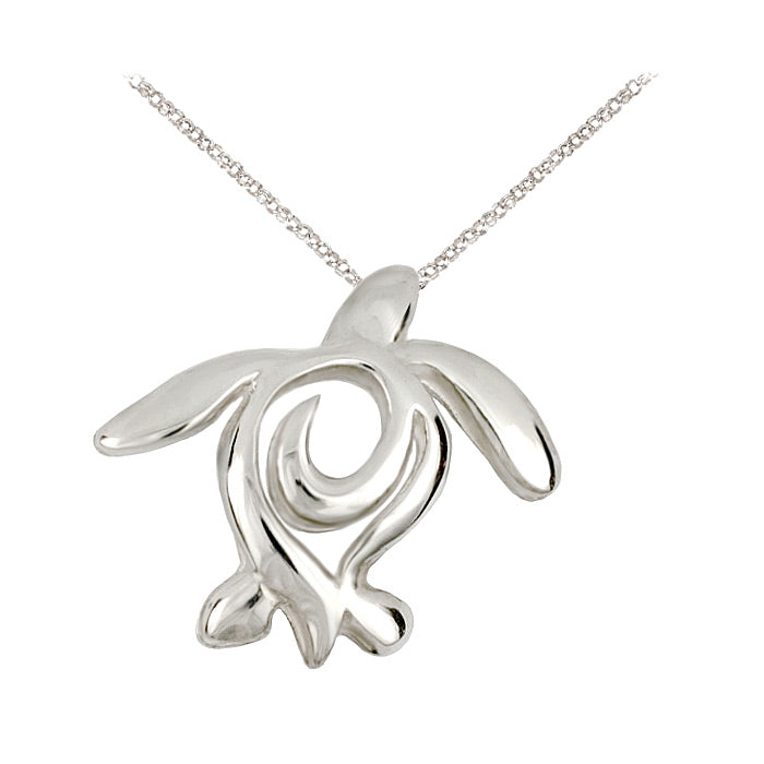 Matching Silver Sea Turtle Necklace - Sold Separately
