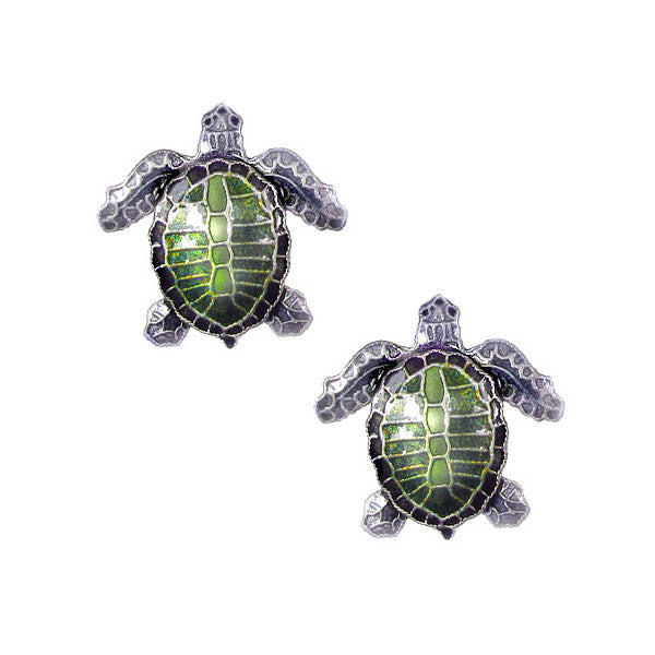 Olive Ridley Sea Turtle Post Earrings