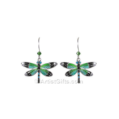 Gossamer Wing Dragonfly Earrings