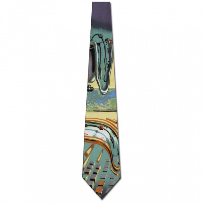 Dali's Persistence of Memory Art Necktie