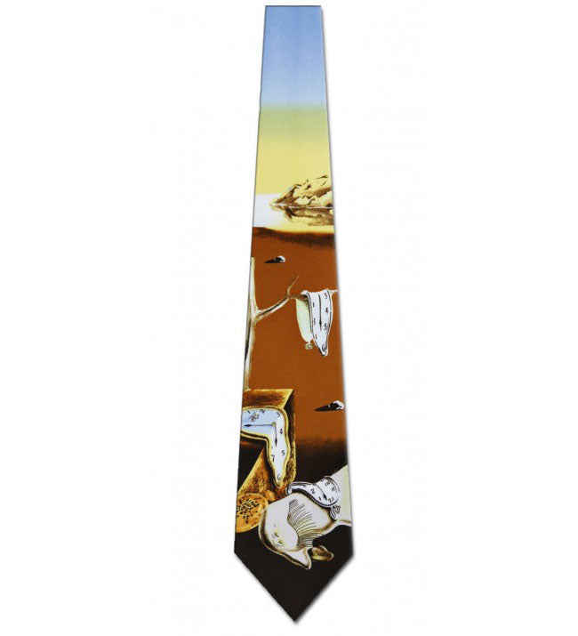 Dali's Warping Time Necktie