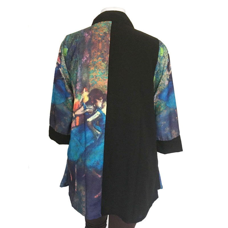 Back of Degas Dancers in Blue Swing Top