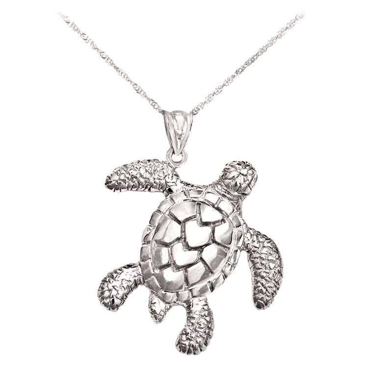 Matching Green Sea Turtle Necklace - Sold Separately