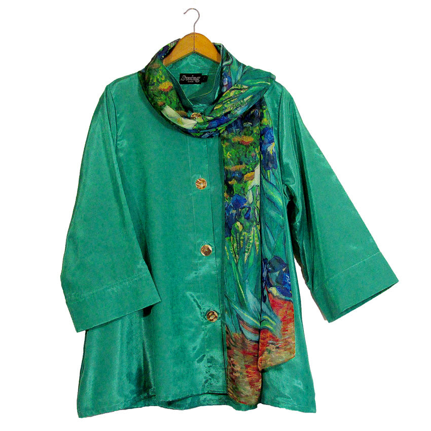 Emerald Swing with Art Scarf - Sold Separately