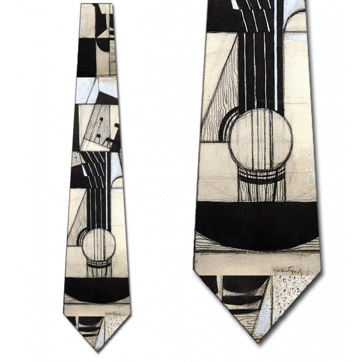 Juan Gris Art Necktie - Still Life with Guitar