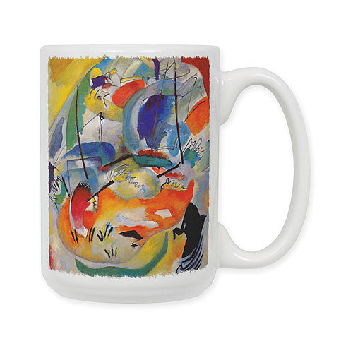 Kandinsky Art Mug with Improvisation 13 painting.