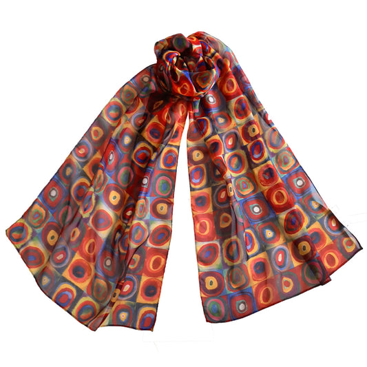 Kandinsky Color Study Art Scarf