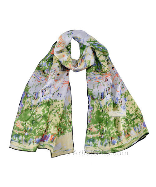 Klimt Silk Scarf Church in Cassone