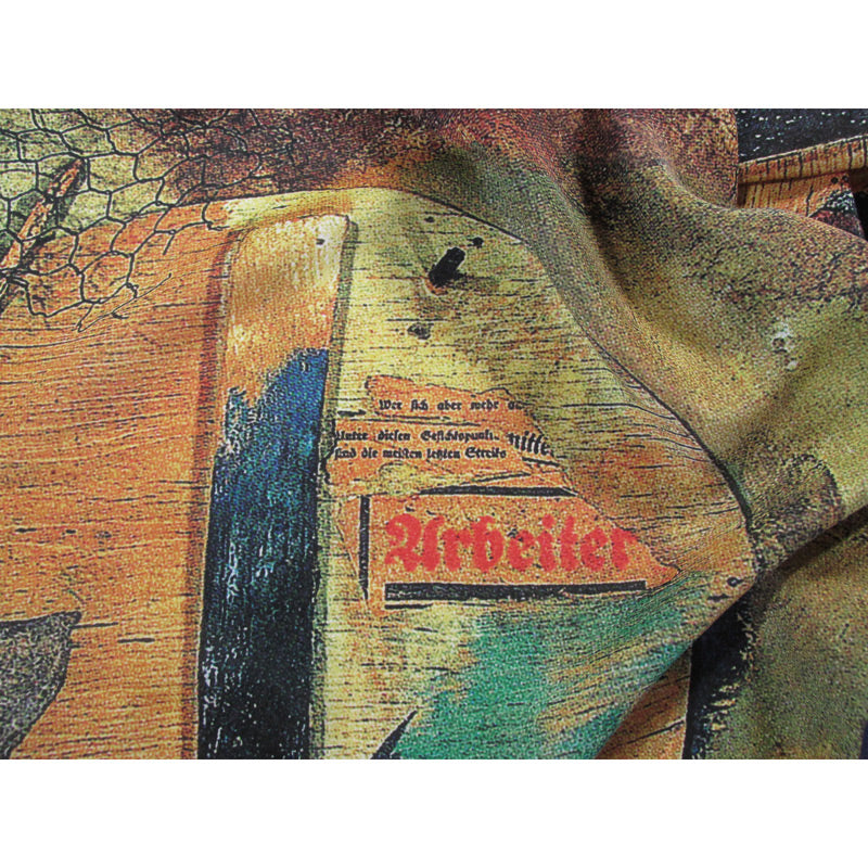 Detail of The Workers Picture Modern Art Scarf