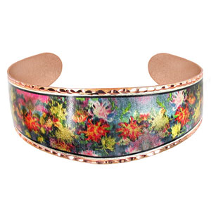 Monet Chrysanthemum Art Bracelet 