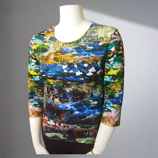 Monet Reflections Art Shirt