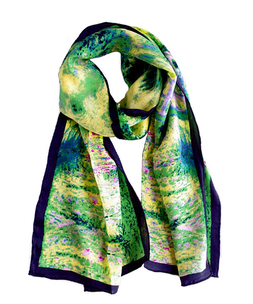Monet Scarf - Japanese Bridge