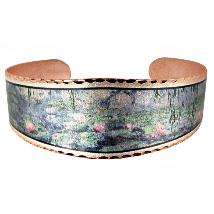 Monet Water Lilies Cuff Bracelet