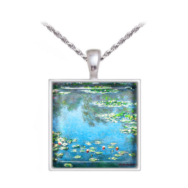 Matching Monet Water Lilies Necklace - Sold Separately