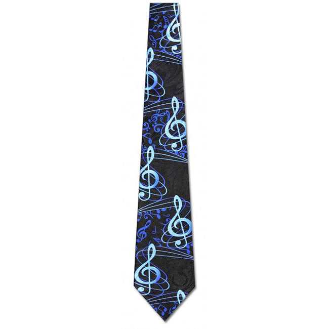 Musical Blues Music Necktie