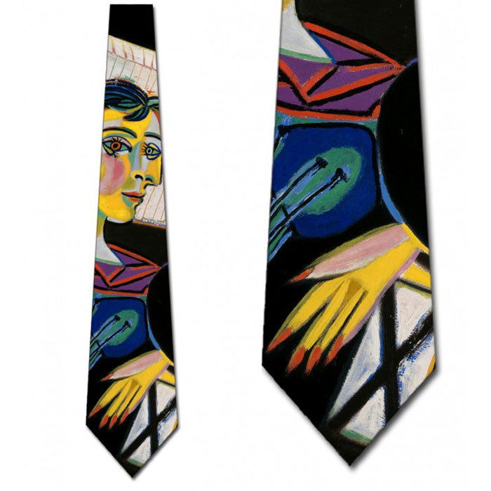 Detail of our Dora Maar Picasso Necktie