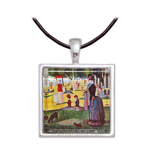Seurat La Grande Jatte Necklace