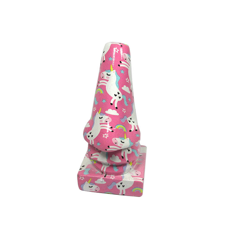 Unicorn Eyeglass Holder with Rainbows, Clouds & Stars