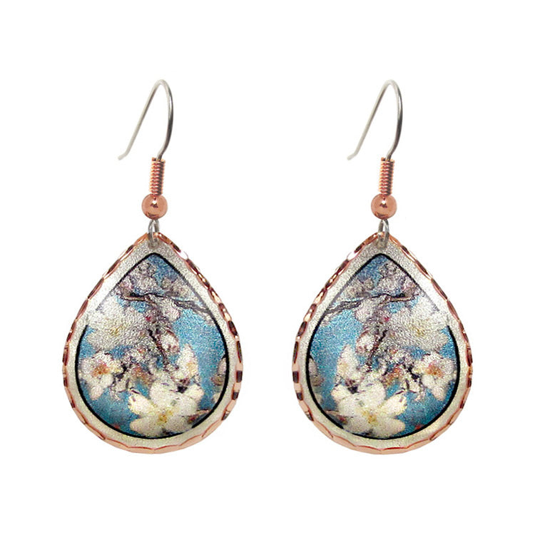 Van Gogh Blossoming Almond Tree Earrings