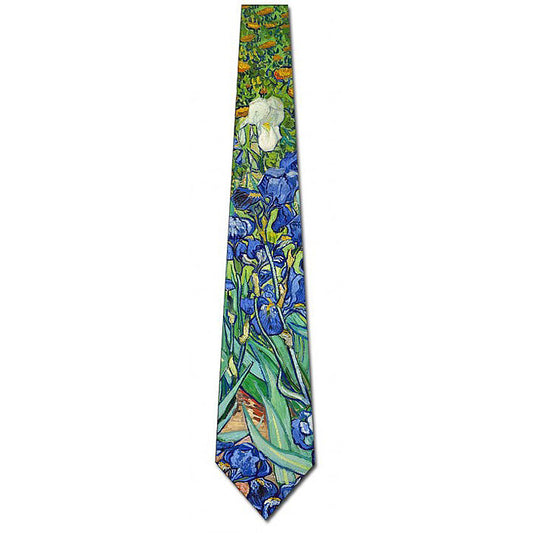 Van Gogh Irises Art Necktie