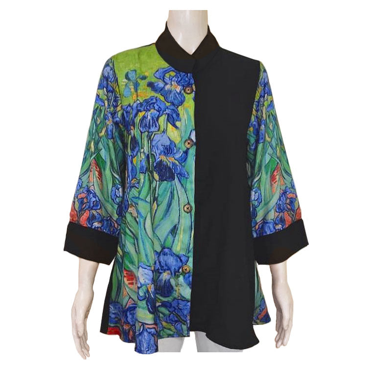 Van Gogh Irises Swing Top