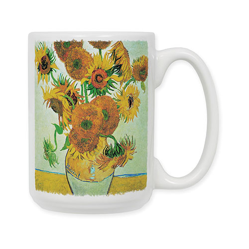 Van Gogh Vase with Sunflowers Coffee Mug